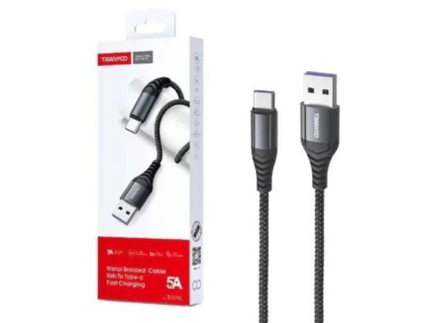 &uu CABLE CARGADOR TIPO C TRANYCO  1 MT T-S15 C